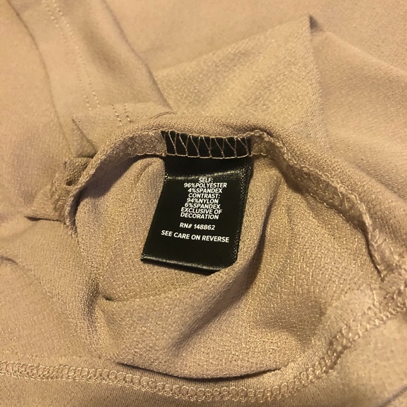 Torrid Women's Taupe Studio Knit & Lace Top - Picture 10 of 10